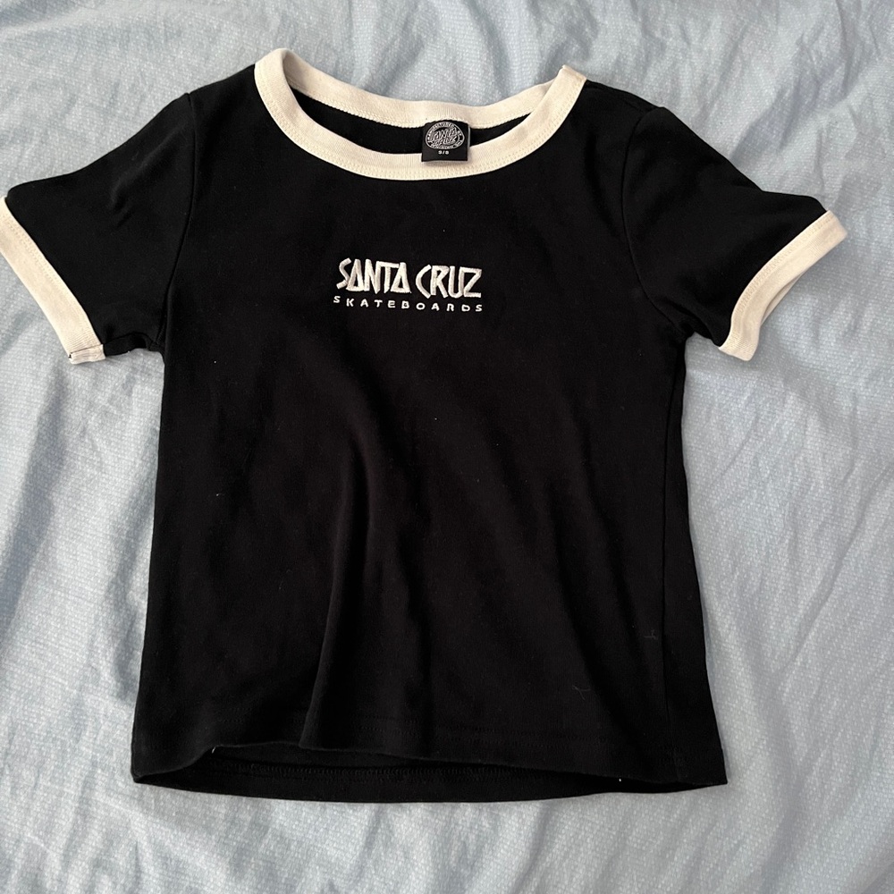 Urban outfitters Skateboards Kids Tee in Black with White Trim